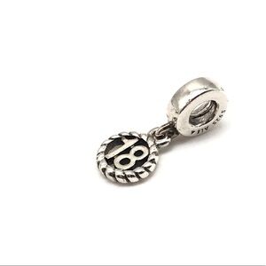 Pandora 18th Birthday Dangle Charm